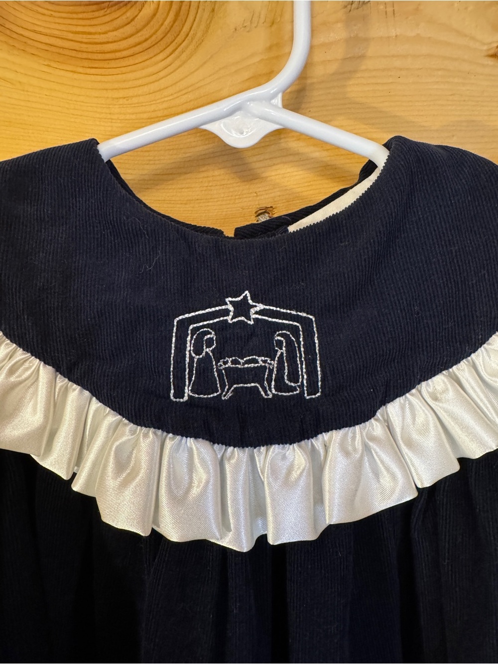 Bailey Boys Classics Kids Navy Corduroy Christmas Nativity Dress 24 Months - Picture 5 of 8
